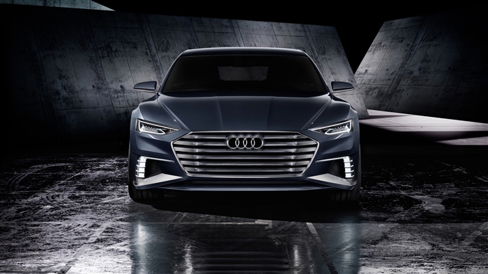 Audi Prologue Avant concept car front view 4K