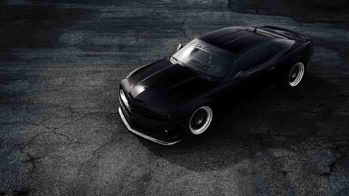 Black Chevrolet Camaro ZL1 4K