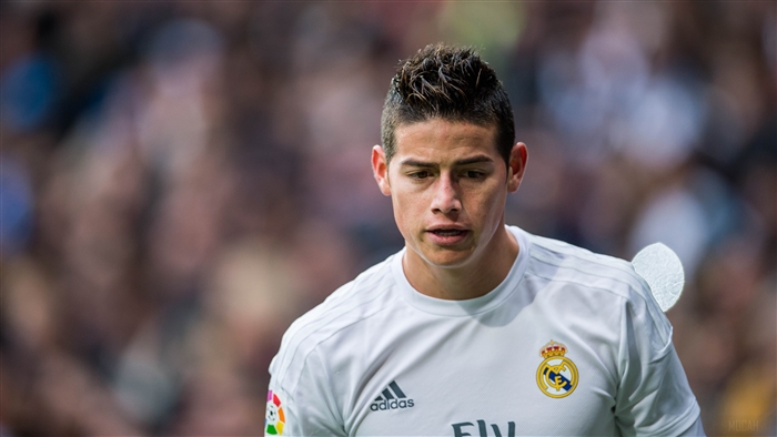 James Rodriguez in Real Madrid kit 4K