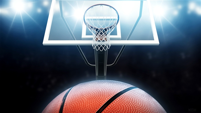 Basketball hoop and ball 4K