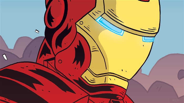 Iron Man Comic Art 4K