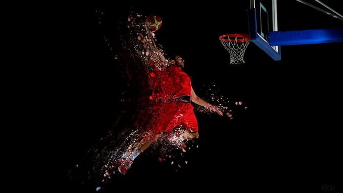 Basketball Player Dunking 4K