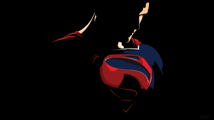 Superman Logo Minimalism 4K