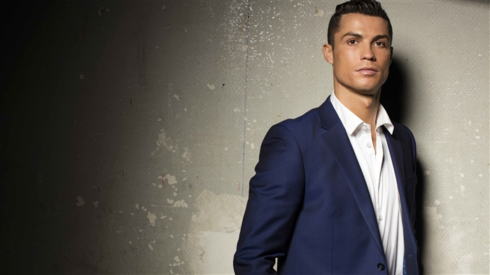 Cristiano Ronaldo in a suit