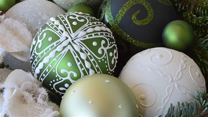 Christmas balls and decorations
