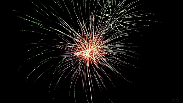 Fireworks explosion celebration 4K