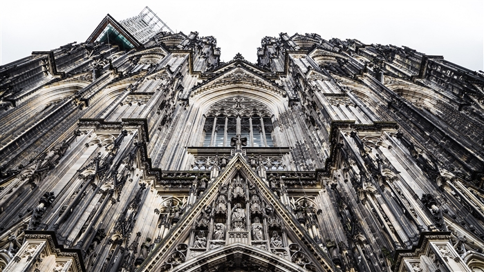 Gothic Architecture Facade 4K