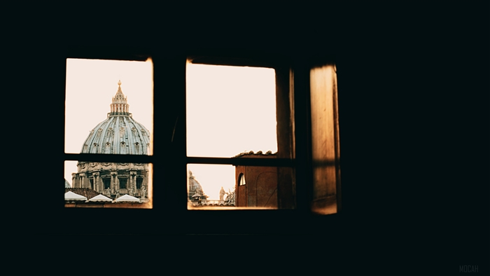 St. Peter's Basilica Dome through a Window