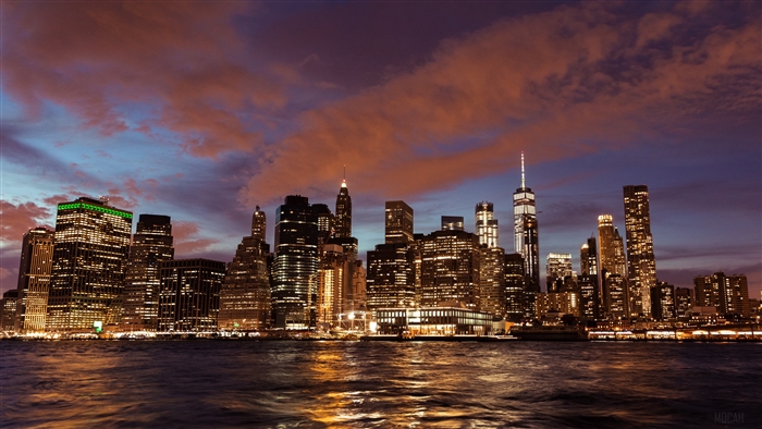 New York City Skyline at Dusk