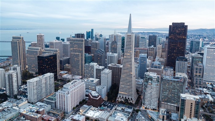 San Francisco skyscrapers and metropolis 4K