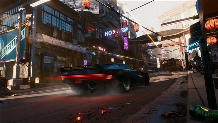 Cyberpunk 2077 Scifi Vehicle 4K