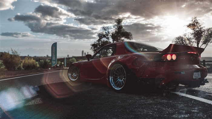 Mazda RX7 drifting in Forza Horizon 3 4K