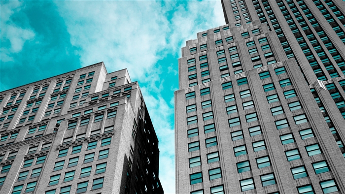 Skyscrapers in New York City, United States 4K