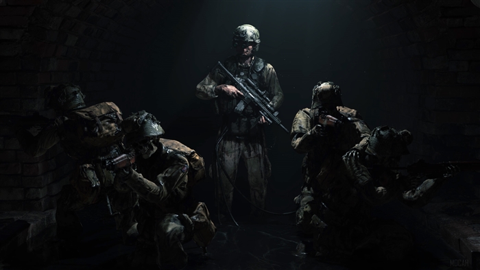 Soldiers in a dark tunnel, Death Stranding 4K