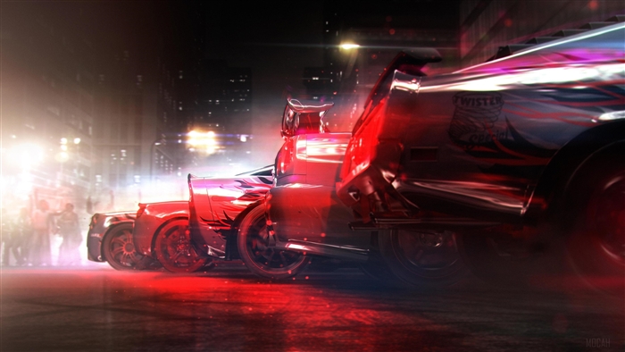 Cars from Grid 2 in 4K