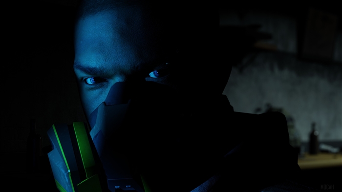 Man with mask in The Division 4K