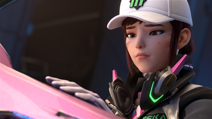 D.Va from Overwatch in 4K