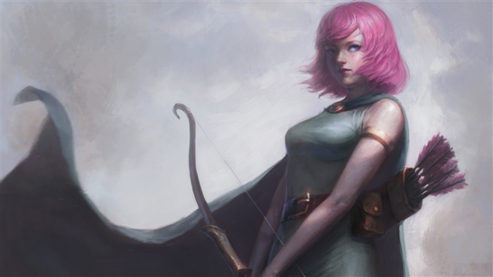 Archer from Clash of Clans Fantasy Artwork 4K