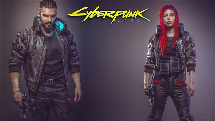 Cyberpunk 2077 Male and Female Characters 4K