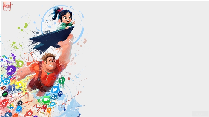 Ralph and Vanellope from Ralph Breaks The Internet 4K