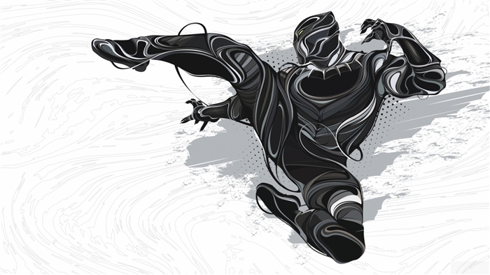 4K Black Panther Art