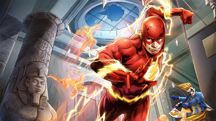 The Flash Digital Art 4K