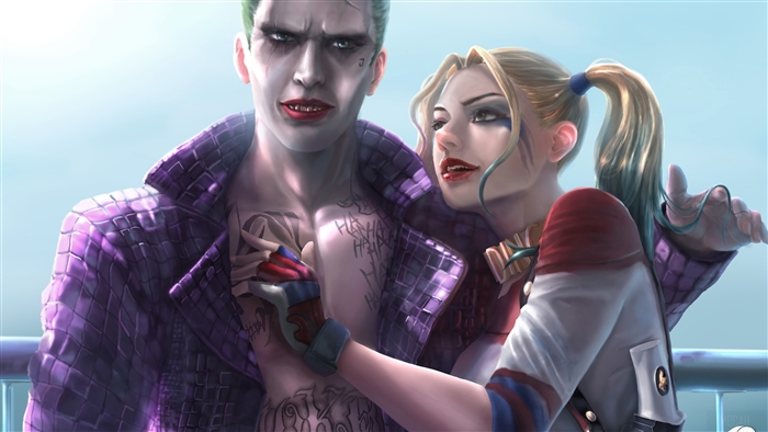 Joker And Harley Quinn Artwork