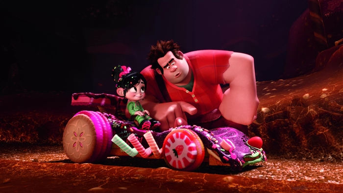 Vanellope and Ralph from Wreck-It Ralph 4K