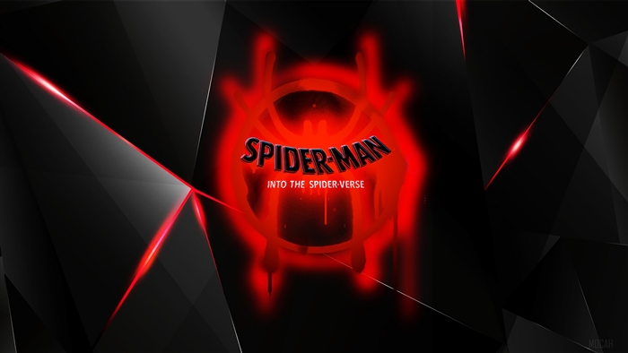 Spider-Man Into The Spider-Verse Logo 4K