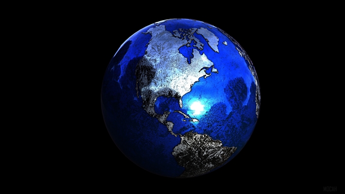 3D Earth Globe 4K