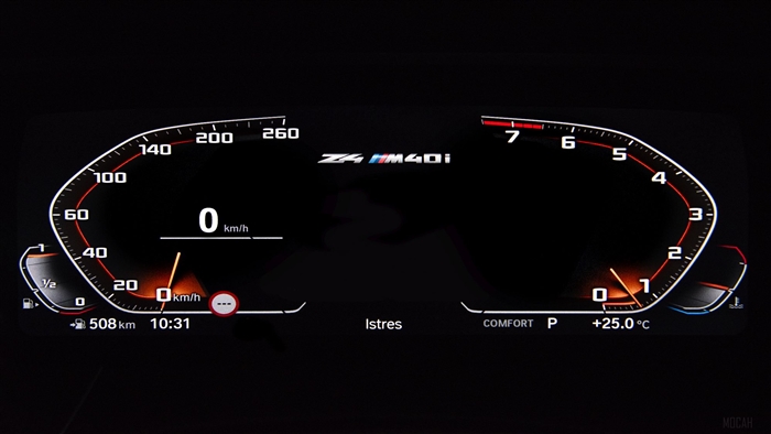 BMW Z4 M40i Digital Dashboard 4K