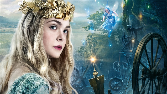 Elle Fanning as Princess Aurora in Maleficent 4K