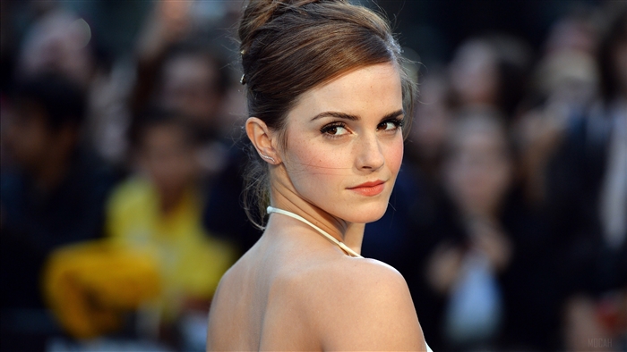 Emma Watson In White Dress