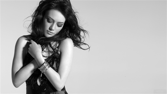 Hilary Duff Monochrome