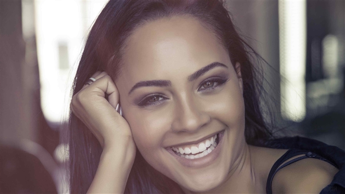 Tristin Mays smiling 4K
