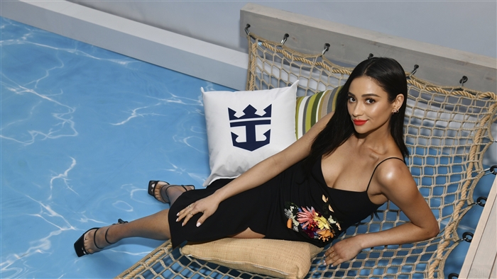 Shay Mitchell Relaxing on Hammock 4K