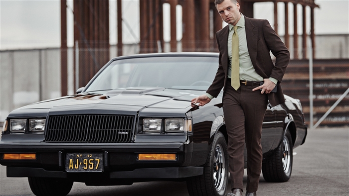 Sebastian Stan in Buick Regal GNX GQ 2019 4K