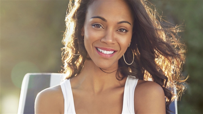 Zoe Saldana in Womens Health 4K