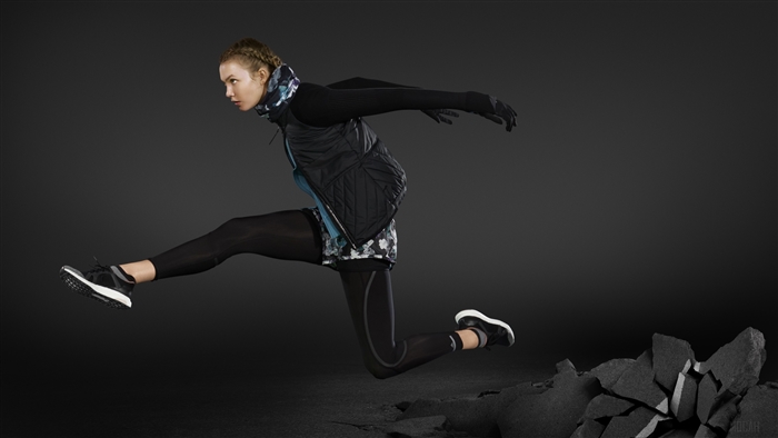 Karlie Kloss in Adidas athletic wear