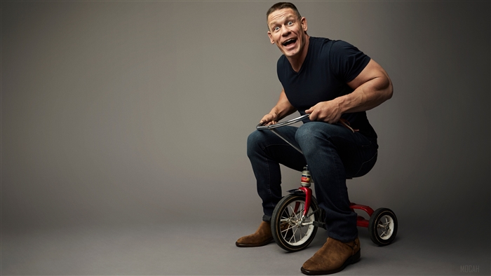 John Cena on a Tricycle for Mens Journal 2019 4K