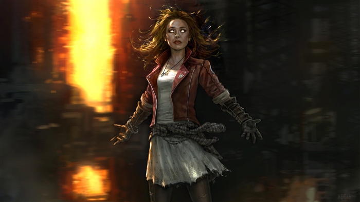 Scarlet Witch 4K Artwork