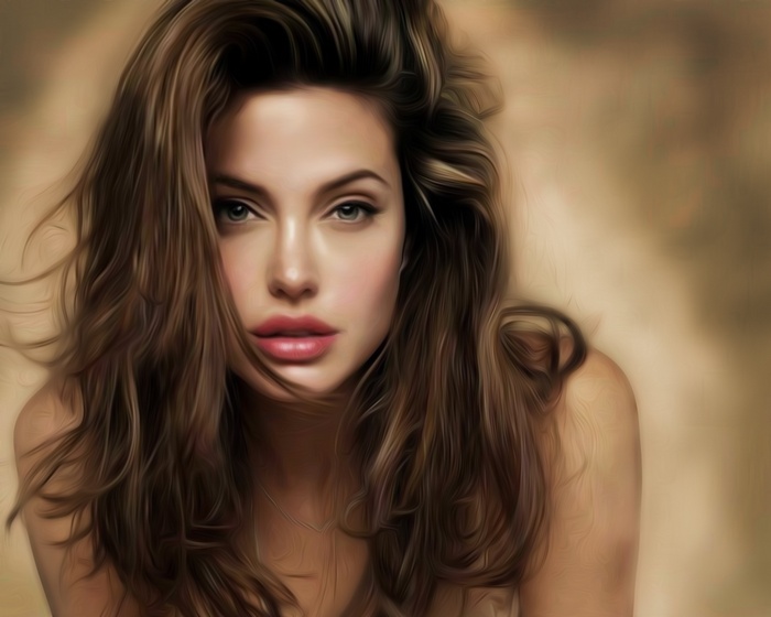 Angelina Jolie portrait