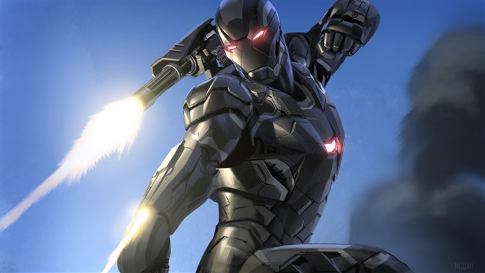 War Machine firing a weapon