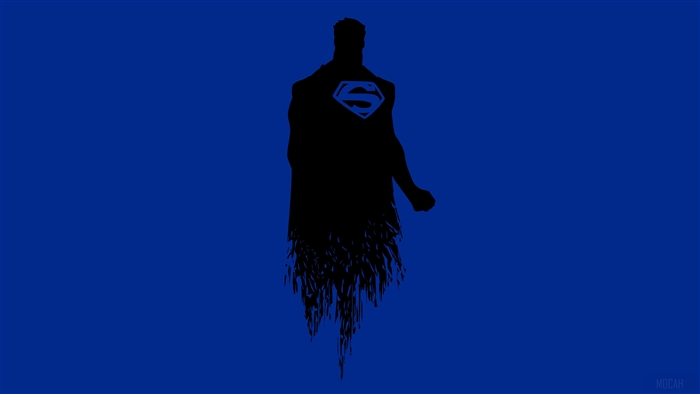 Superman from DC Comics Minimalism 4K