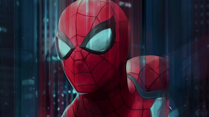 Spider-Man Digital Art 4K