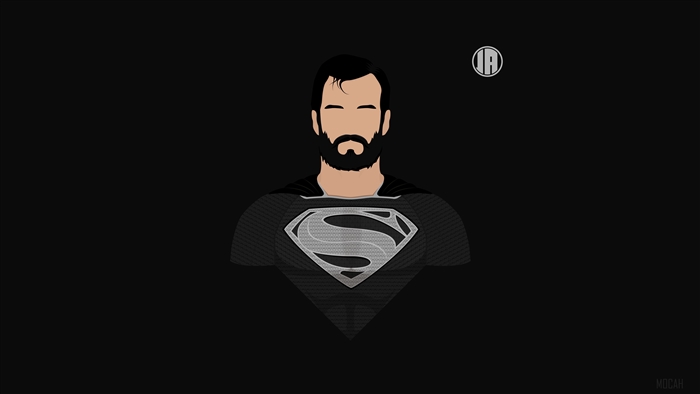 Superman from DCEU Minimalist 4K