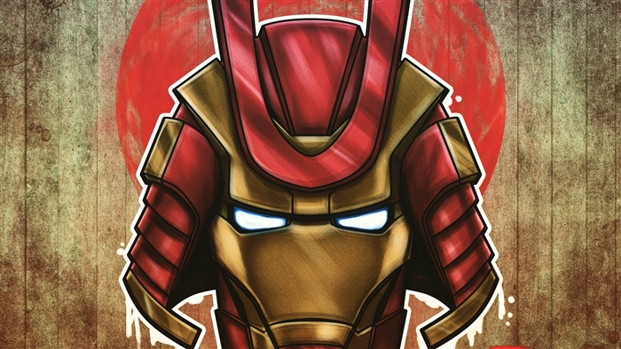 Samurai Iron Man from Marvel 4K