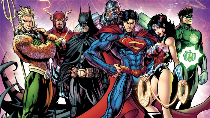 Justice League Superheroes Artwork