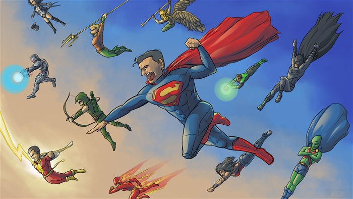 DC Superheroes Artwork