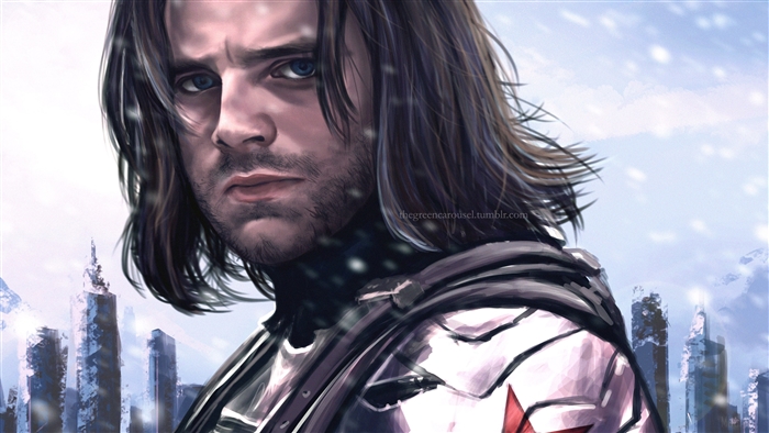 Bucky Barnes The Winter Soldier Artwork 4K